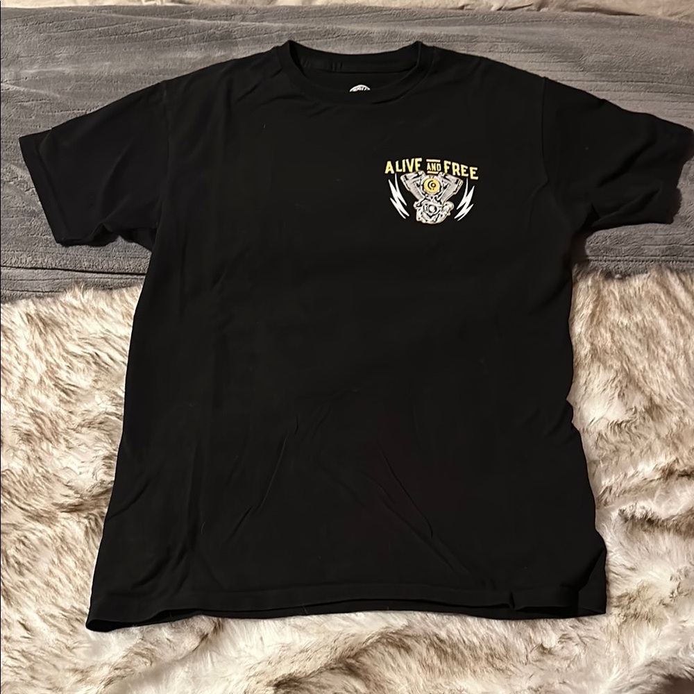 Alive and Free motorcycle co Short Sleeve Tee